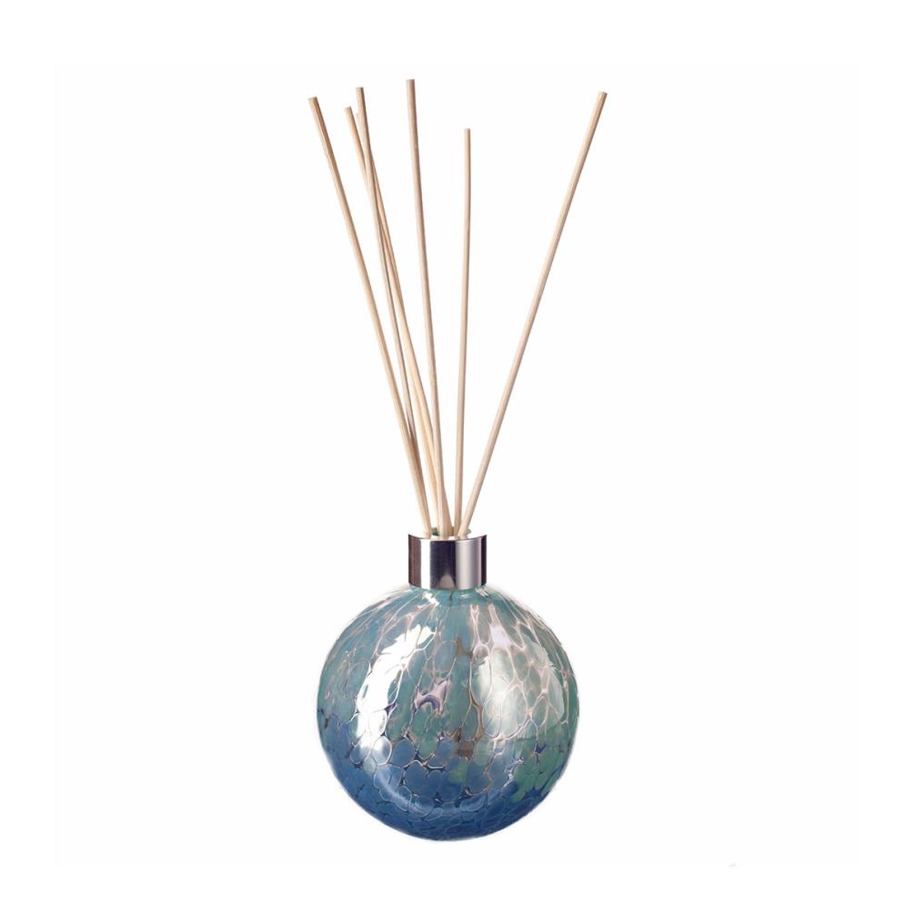 Amelia Art Glass Two Tone Sage & Blue Sphere Reed Diffuser £15.74